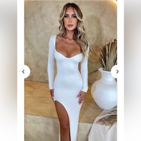 Babyboo Long Knit Dress - Picture 2 of 2